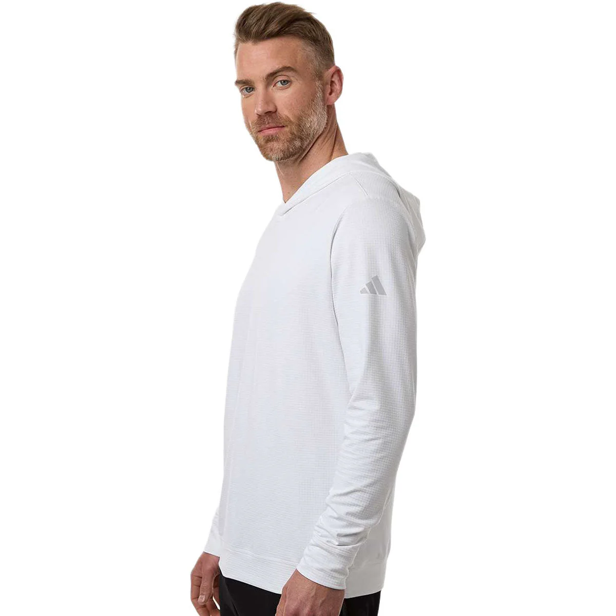 Adidas Men's White Ultimate365 Elevated Hoodie - Image 5
