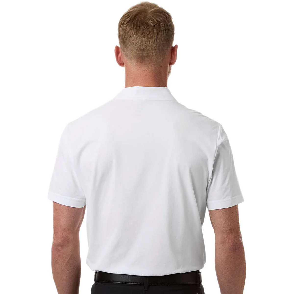 Adidas Men's White Ultimate365 Tour Twistknit Polo - Image 4