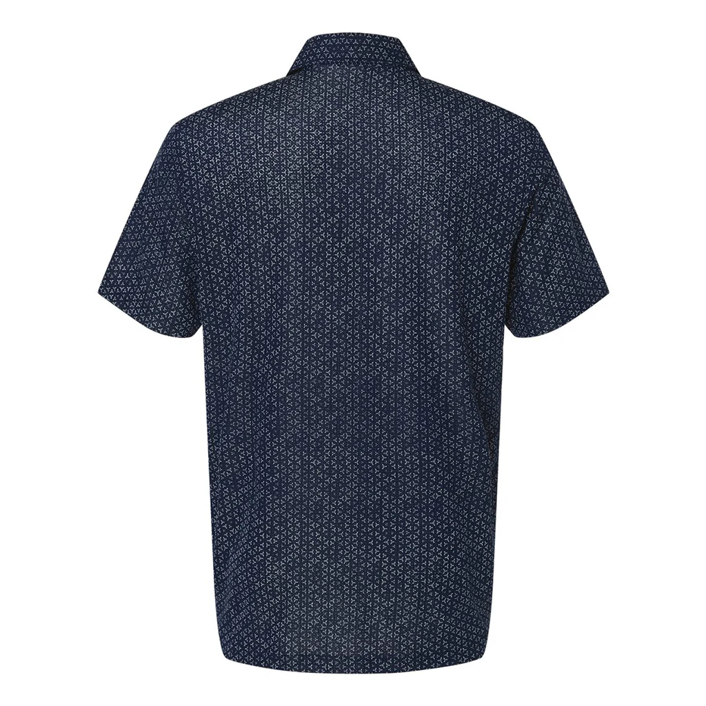 Adidas Men's Collegiate Navy/White Ultimate365 Mesh Tango Print Climacool Polo - Limited Edition - Image 5