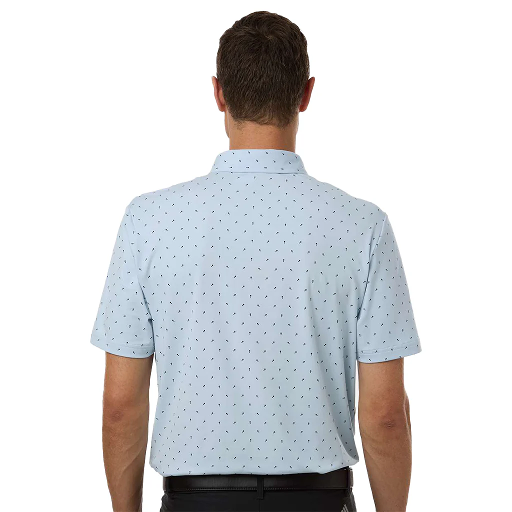 Adidas Men's Crystal Sky Ultimate365 Micro Print Polo - Limited Edition - Image 2