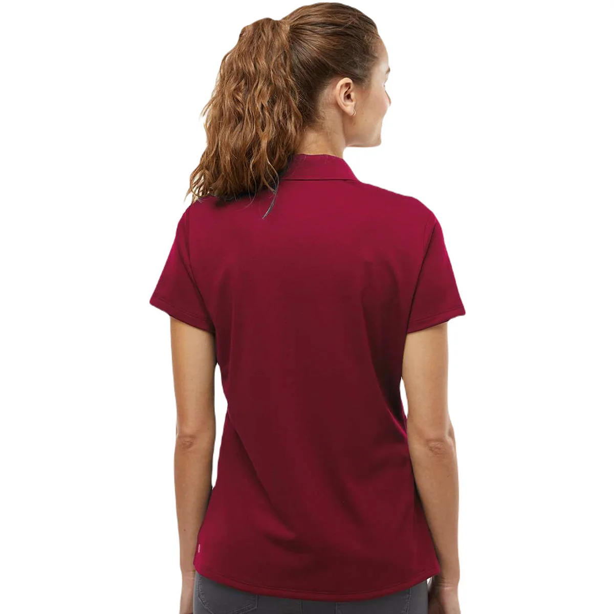 Adidas Women's Collegiate Burgundy Basic Sport Polo - Image 4