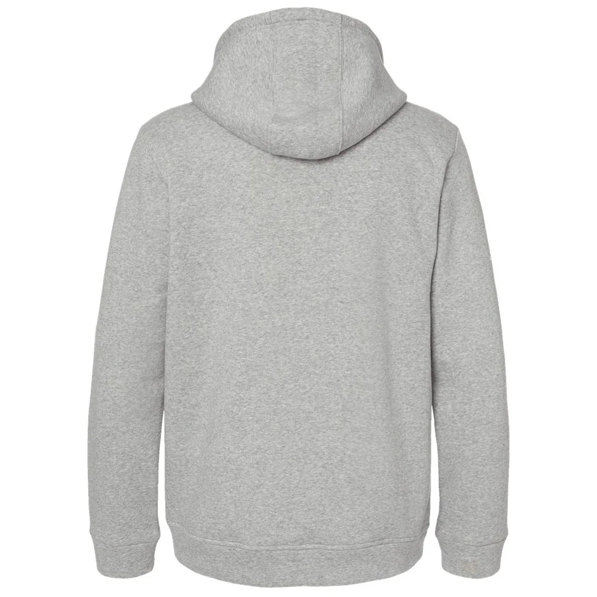 Adidas Men's Grey Heather Fleece Hooded Sweatshirt - Image 2
