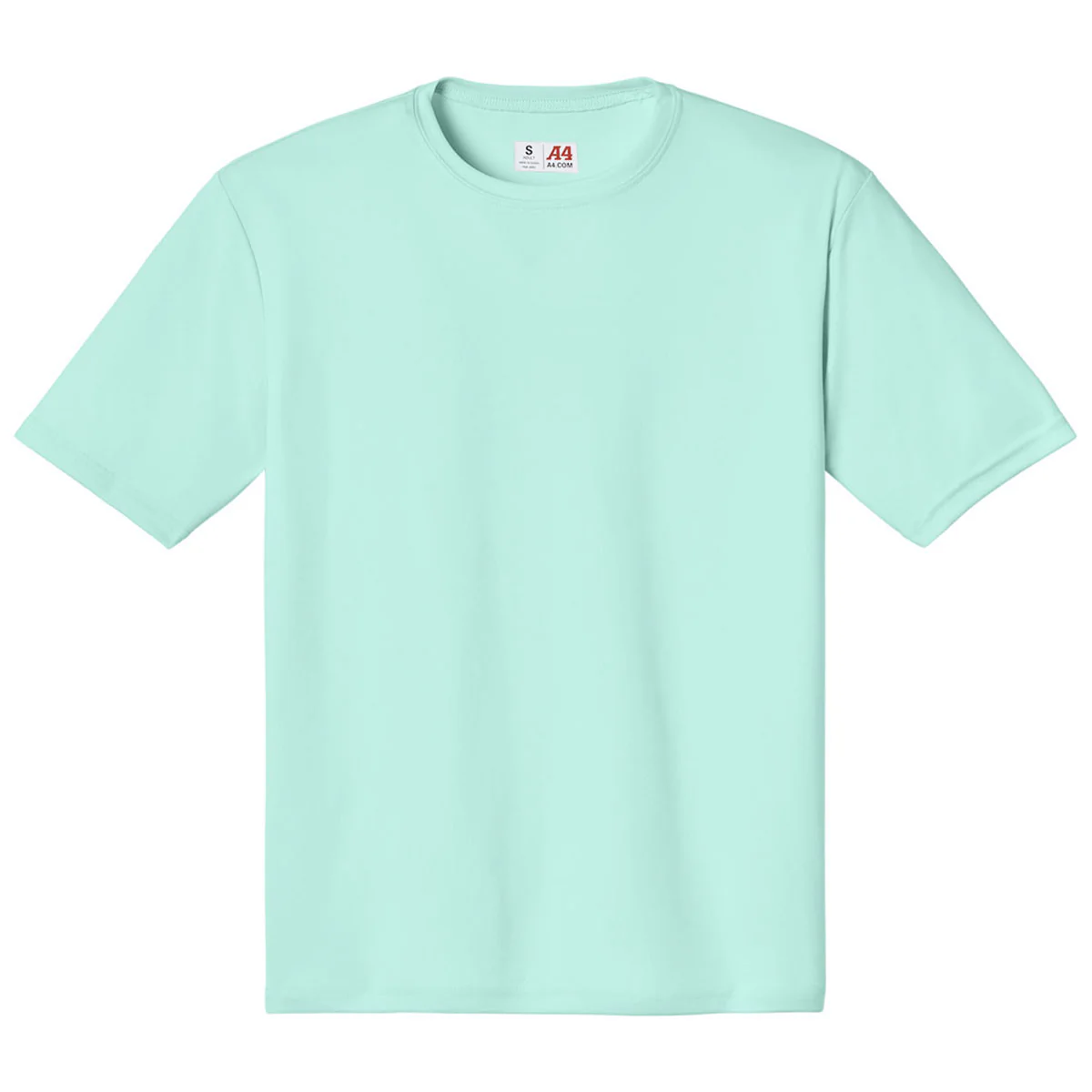 A4 Men's Pastel Mint Cooling Performance Short Sleeve Tee