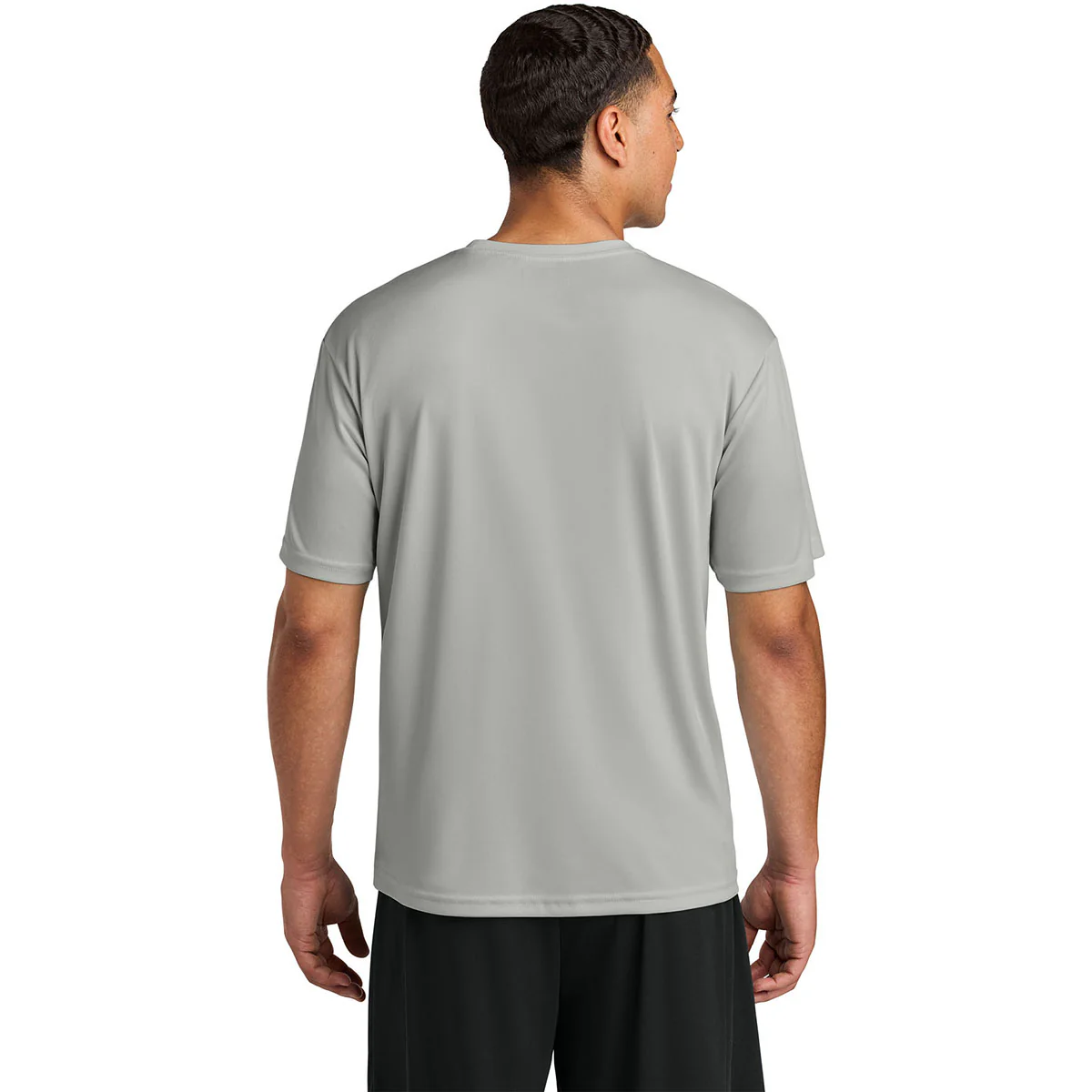 A4 Men's Silver Cooling Performance Short Sleeve Tee - Image 4