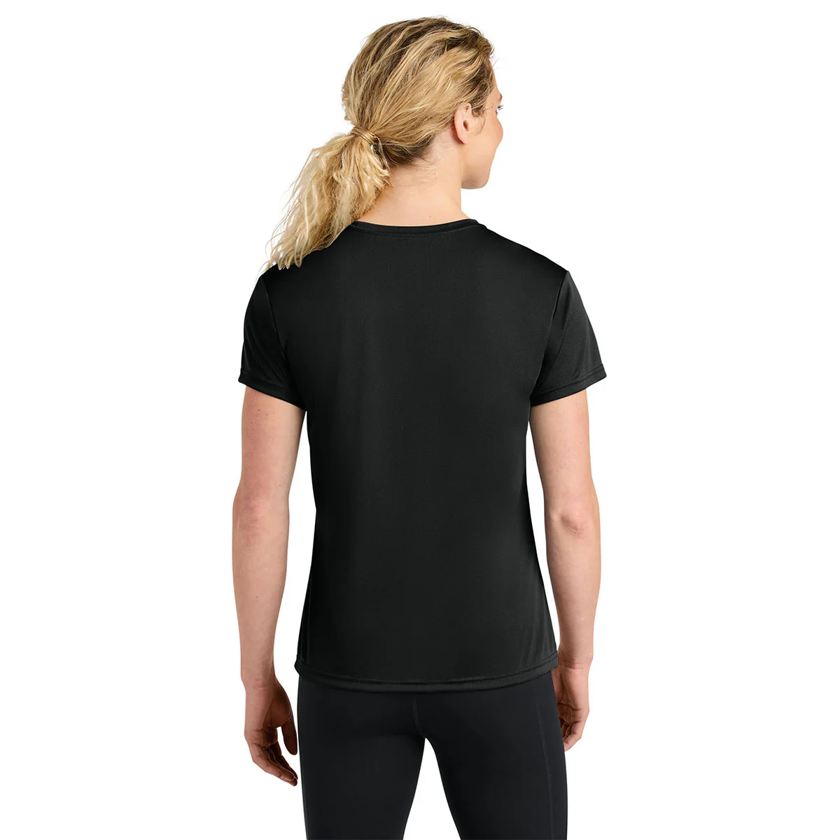 A4 Women's Black Cooling Performance Short Sleeve Tee - Image 4