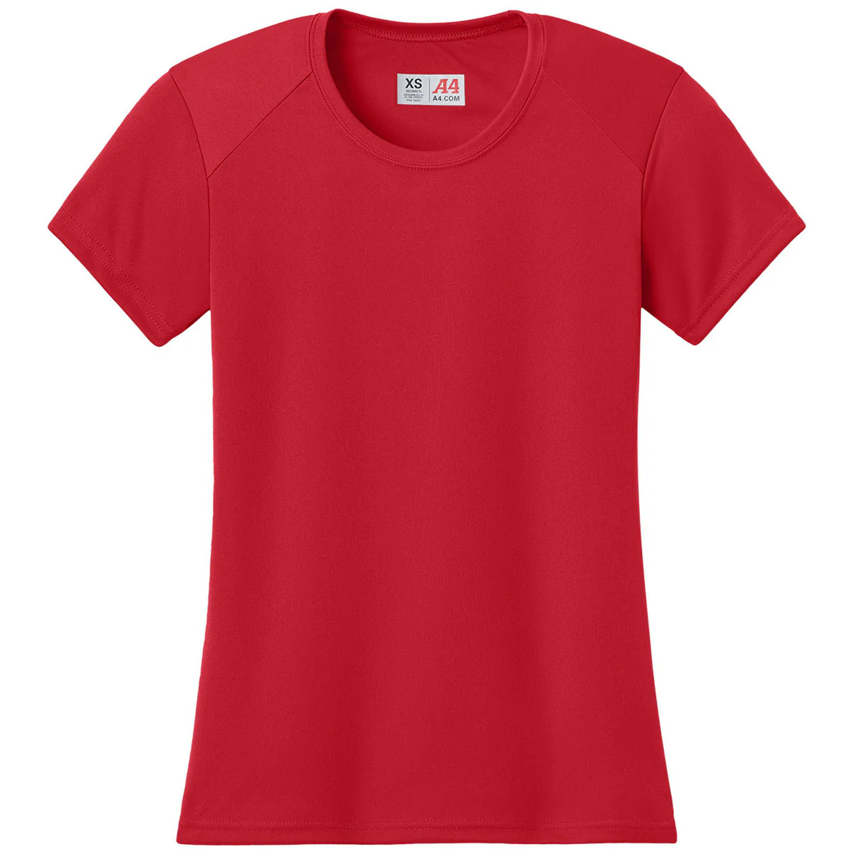 A4 Women's Scarlet Cooling Performance Short Sleeve Tee