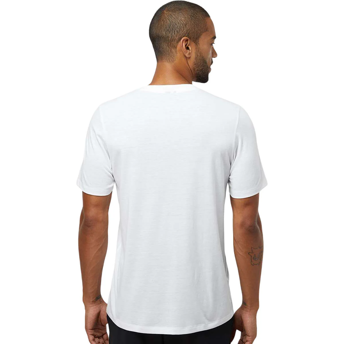 Adidas Men's White Blended T-Shirt - Image 4