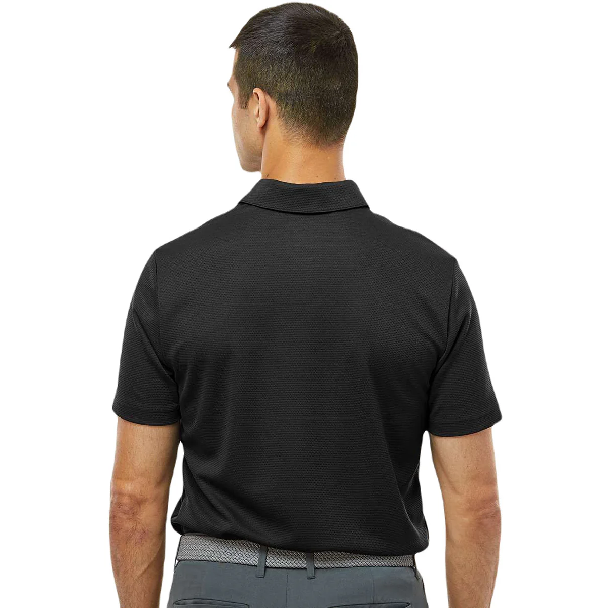 Adidas Men's Black Micro Pique Polo - Image 4