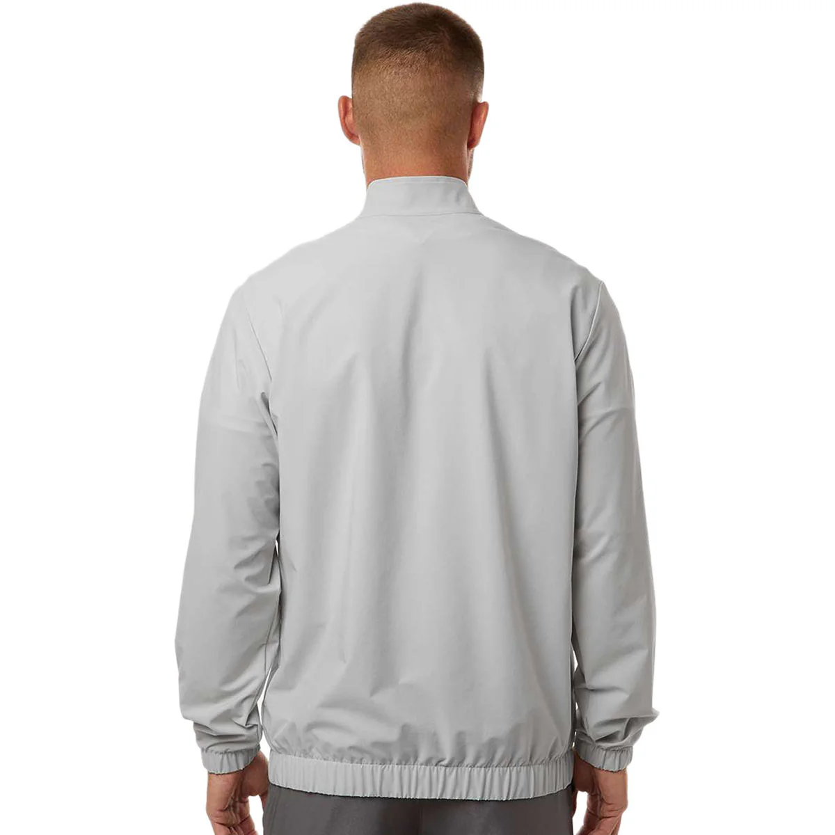 Adidas Men's Grey One Woven Half-Zip Pullover - Image 4