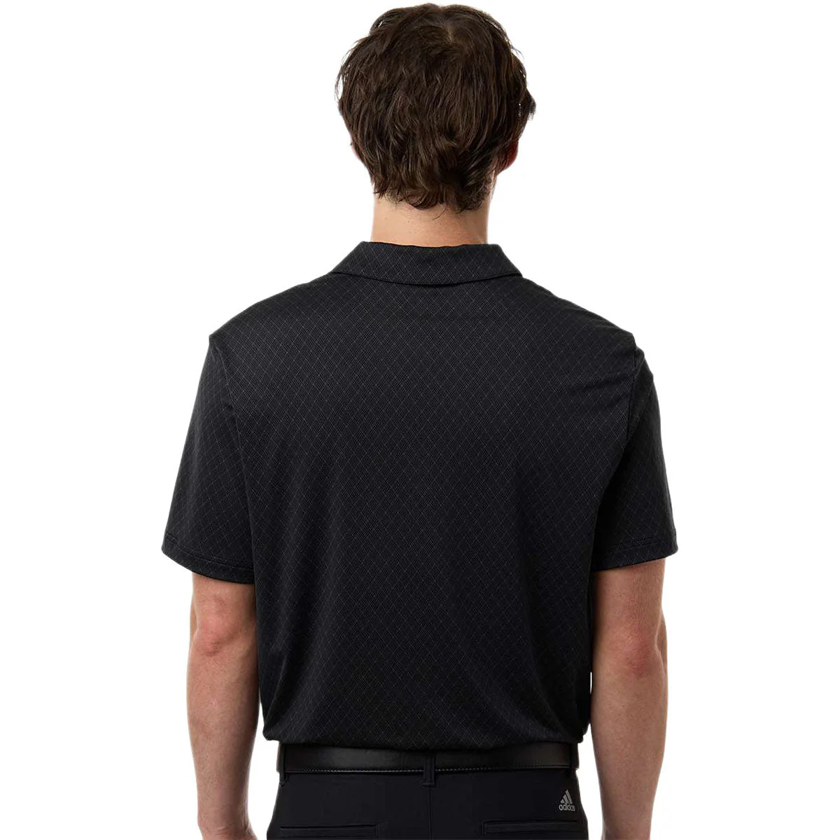 Adidas Men's Carbon 4-Way Stretch Printed Polo - Image 4