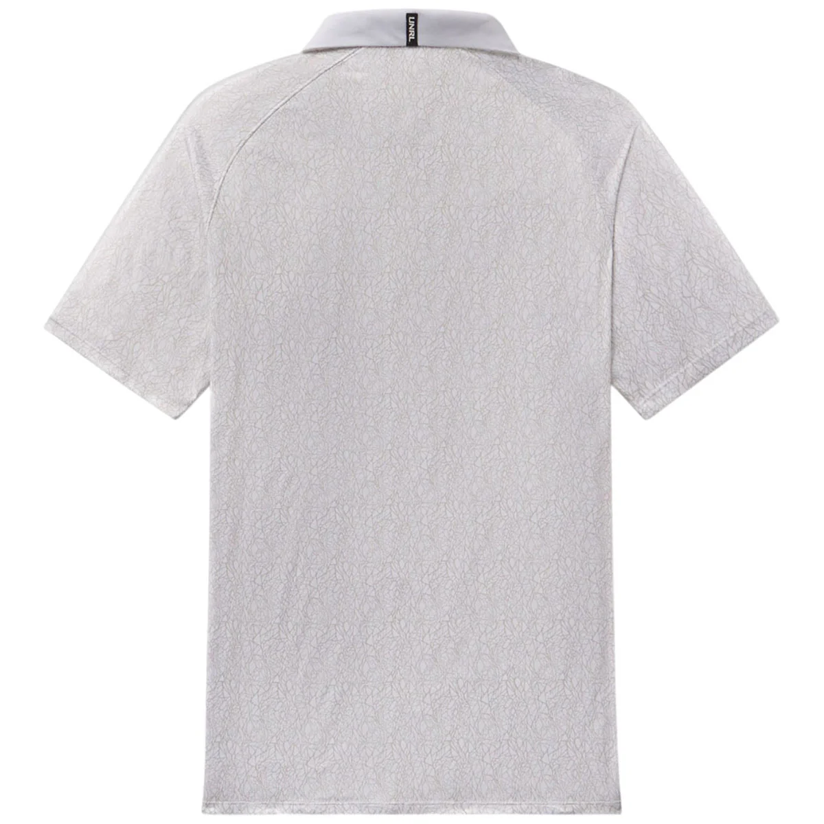 UNRL Men's White Sand Abstract Polo - Image 2