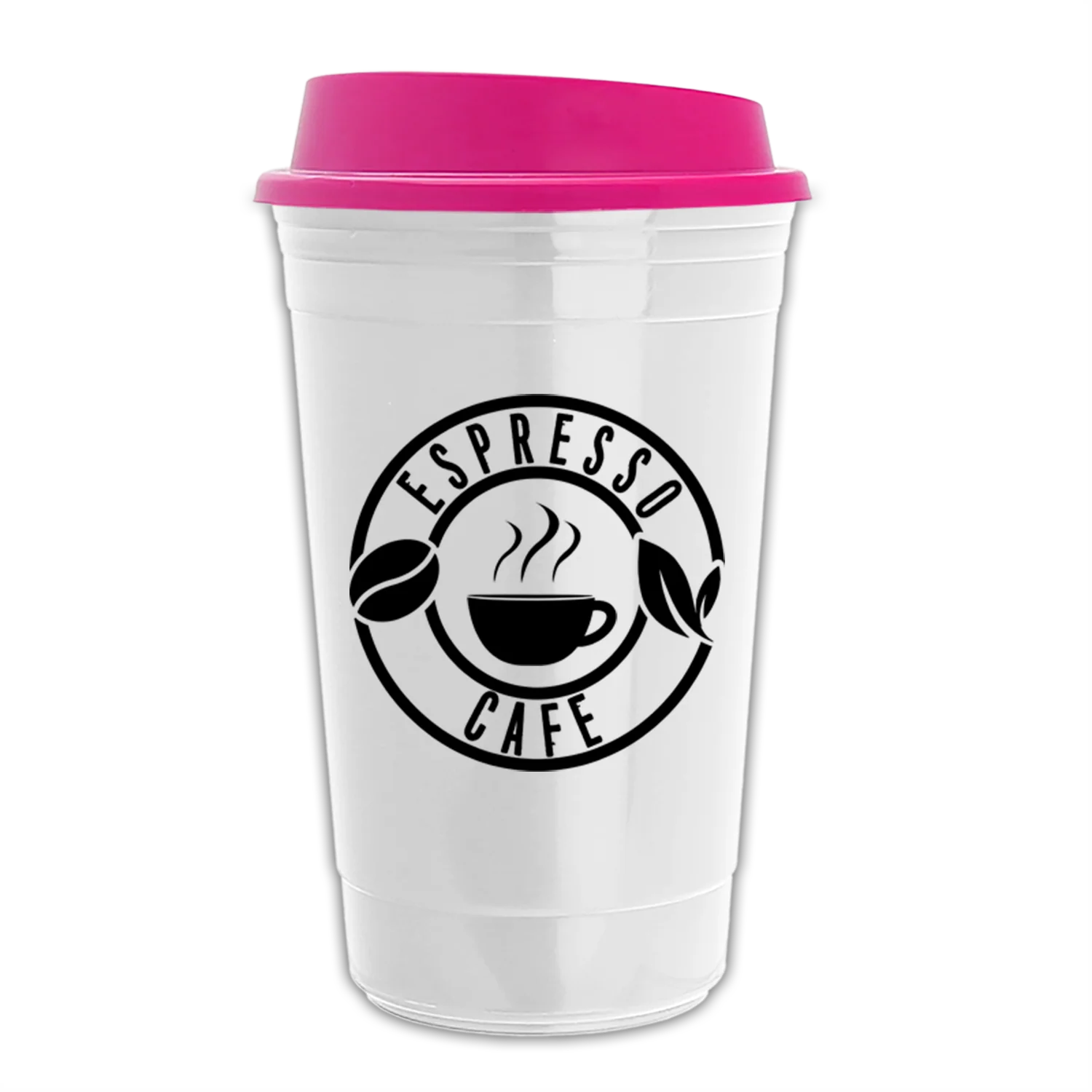 Garyline White Traveler Insulated Cup - 16 oz. - Image 10