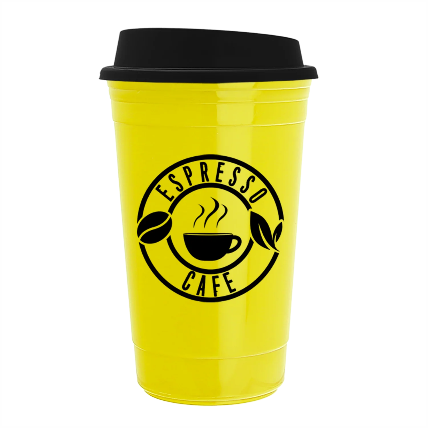 Garyline Yellow Traveler Insulated Cup - 16 oz. - Image 2