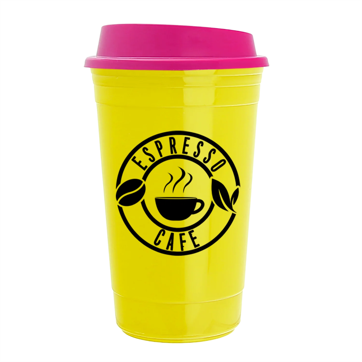 Garyline Yellow Traveler Insulated Cup - 16 oz. - Image 6