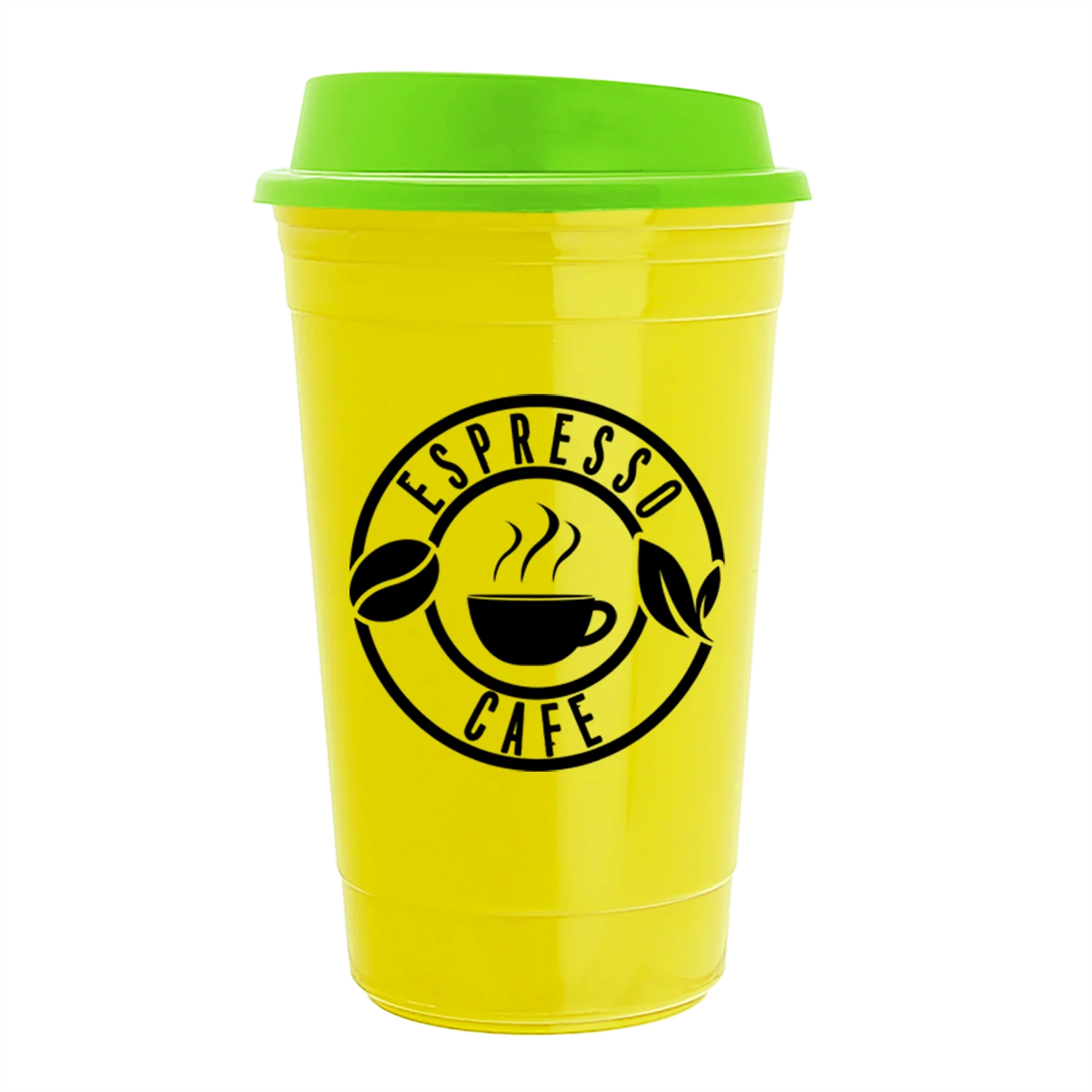 Garyline Yellow Traveler Insulated Cup - 16 oz. - Image 7