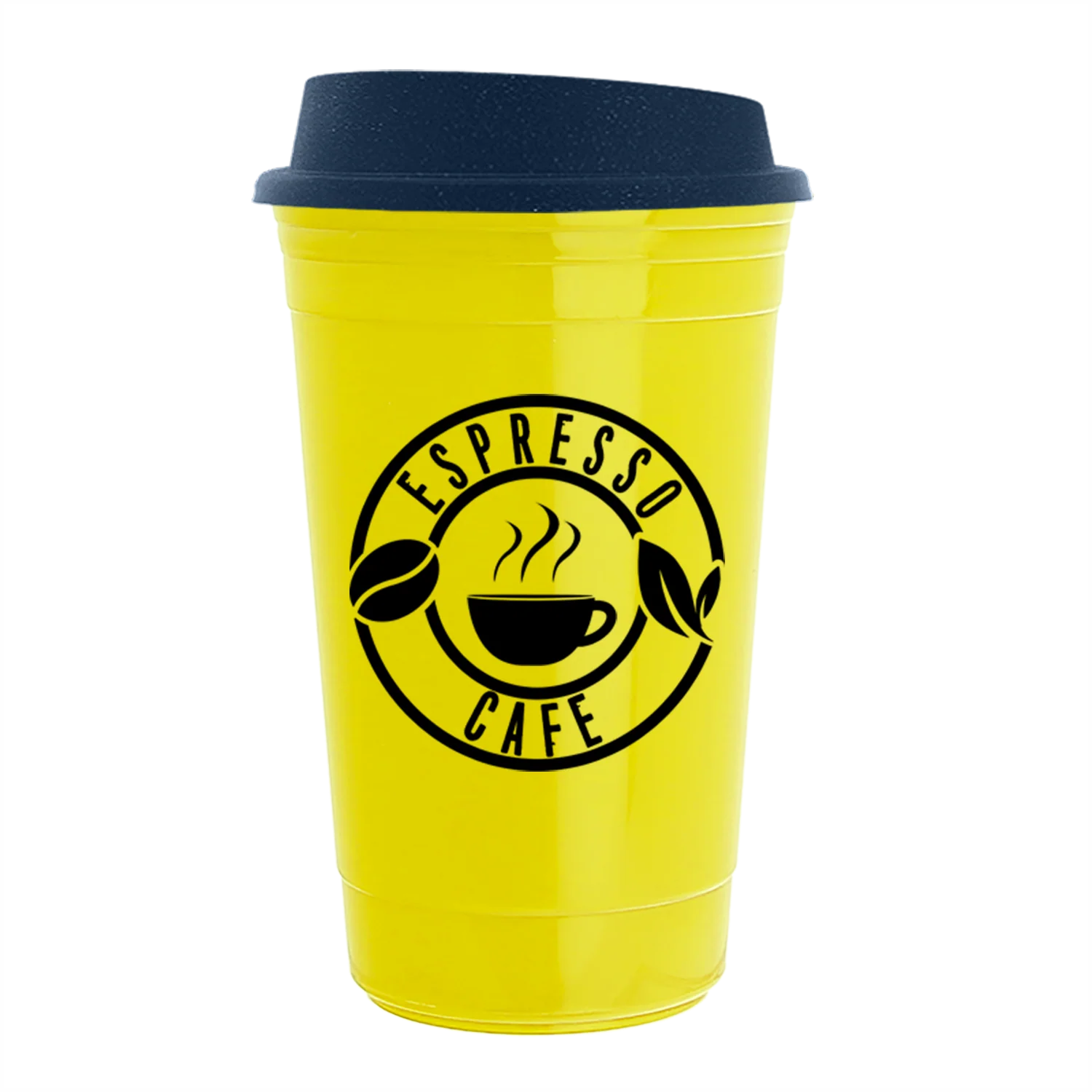 Garyline Yellow Traveler Insulated Cup - 16 oz. - Image 8
