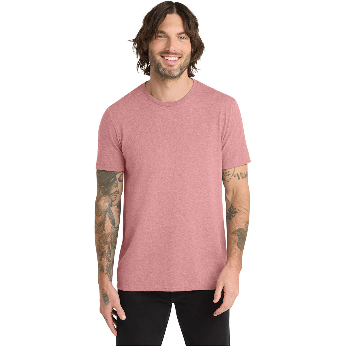 Allmade Unisex Vintage Rose Tri-Blend Tee - Image 3