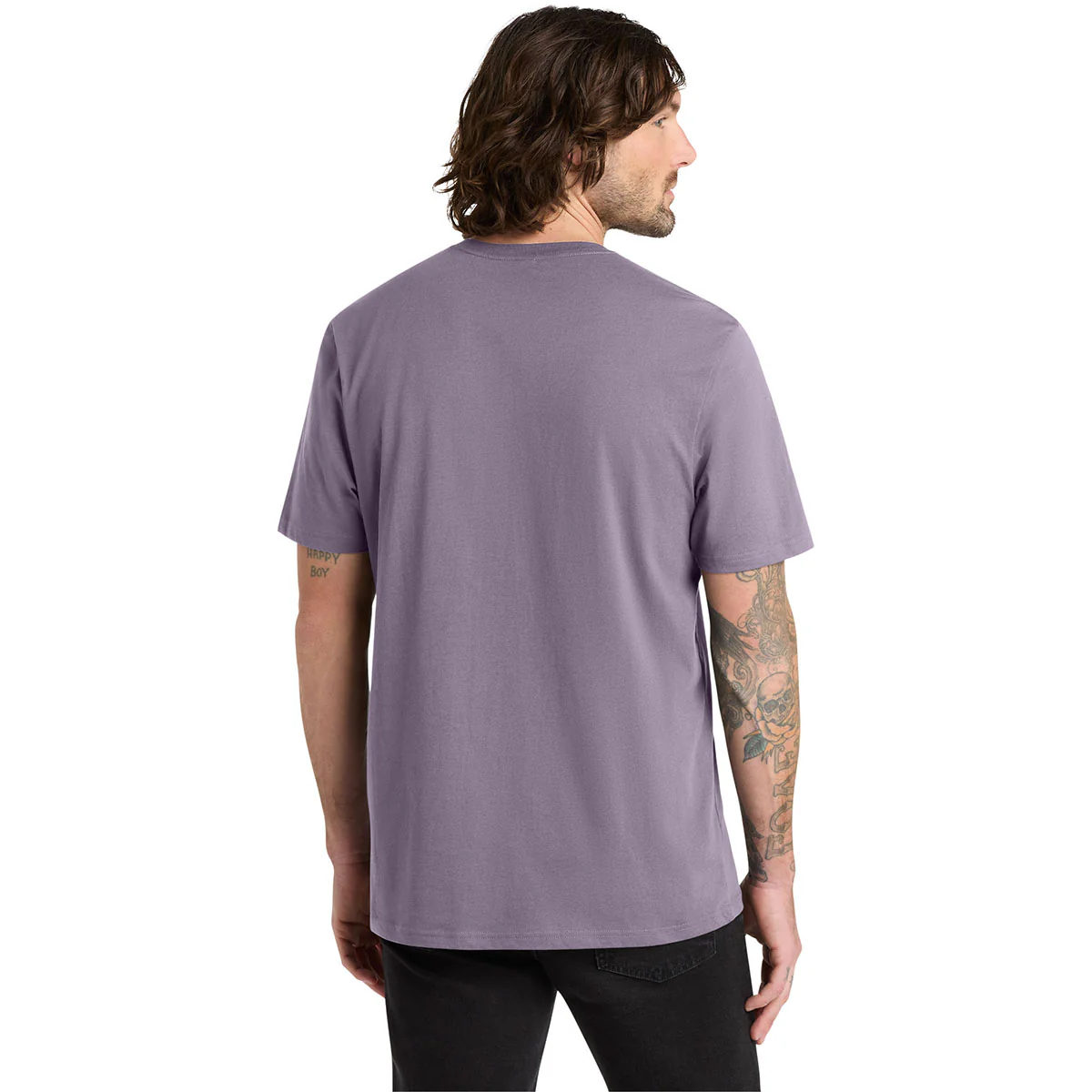 Allmade Unisex Cosmic Purple Organic Cotton Tee - Image 4