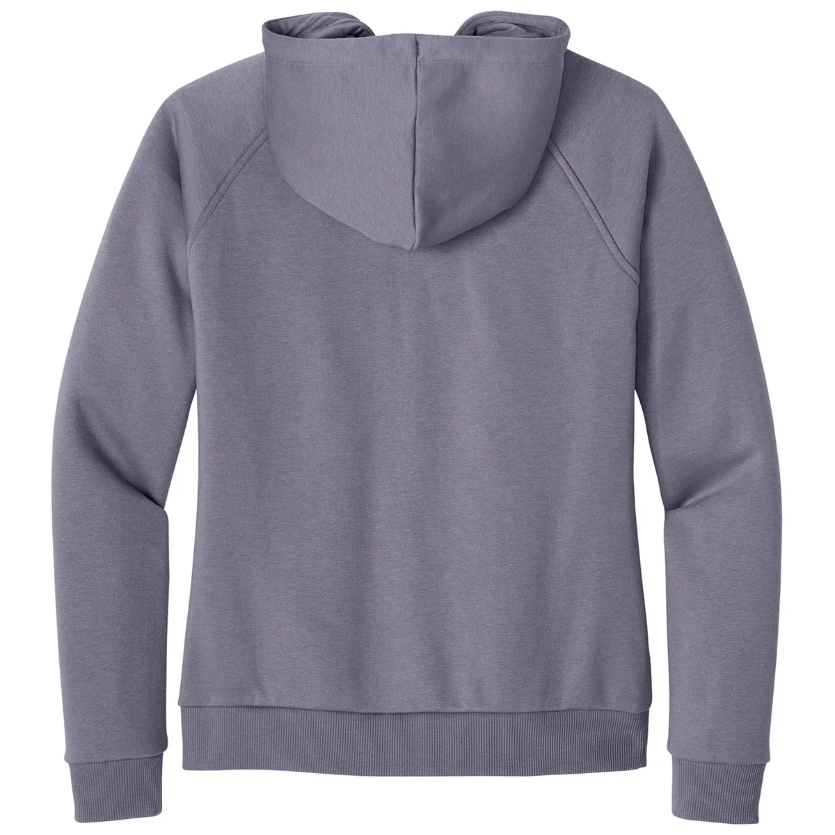 Allmade Women's Cosmic Purple Organic CVC Fleece Full-Zip Hoodie - Image 2