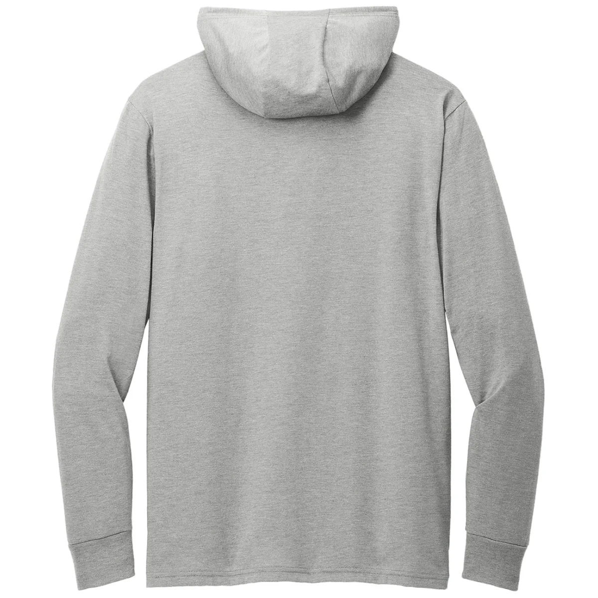 Allmade Unisex Aluminum Grey Tri-Blend Hoodie Tee - Image 2