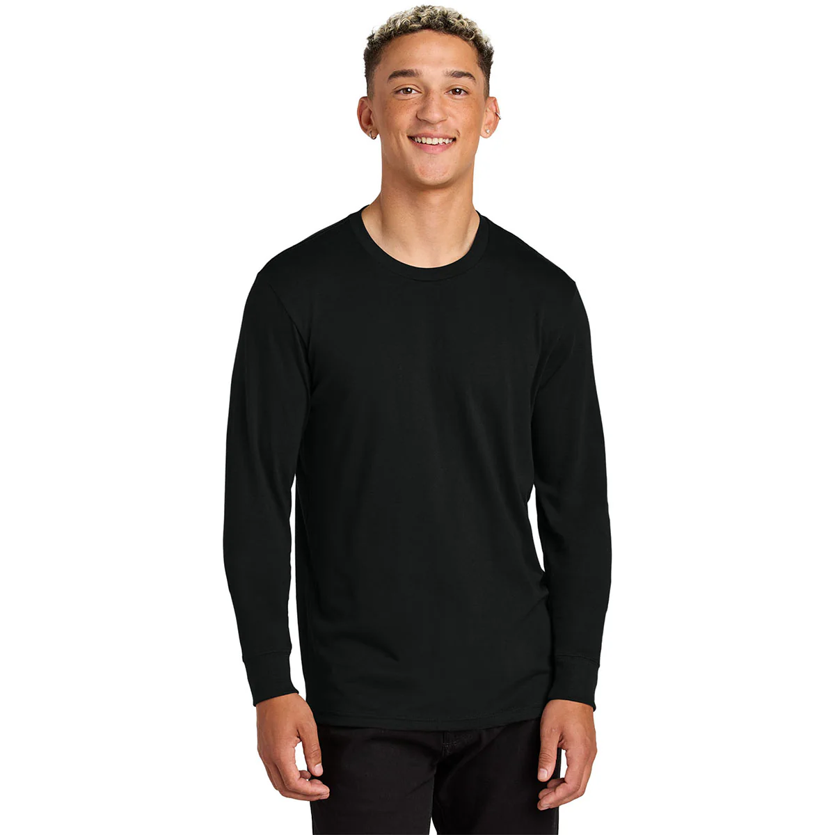 Allmade Unisex Deep Black Long Sleeve Organic Cotton Tee - Image 3