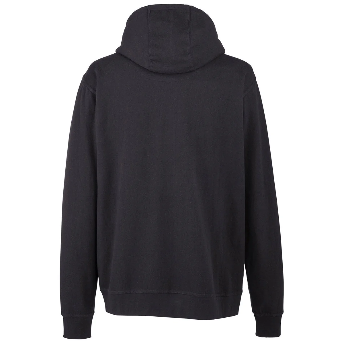 Burnside Men's Solid Black French Terry Full-Zip Hooded Sweatshirt - Image 2