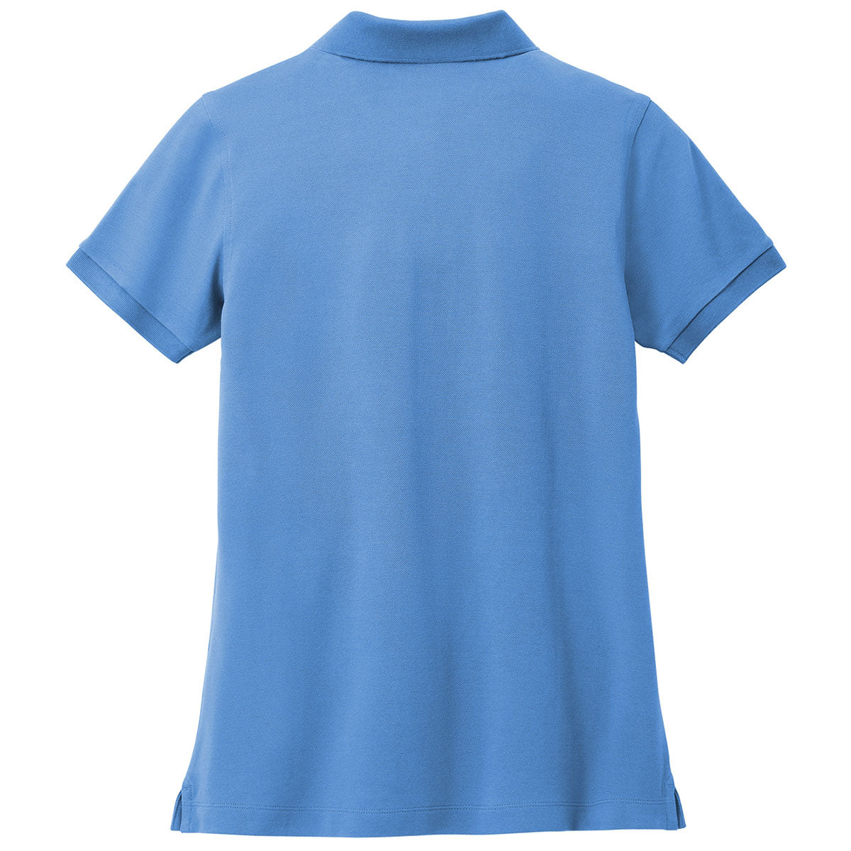 Brooks Brothers Women's Charter Blue Pima Cotton Pique Polo - Image 2