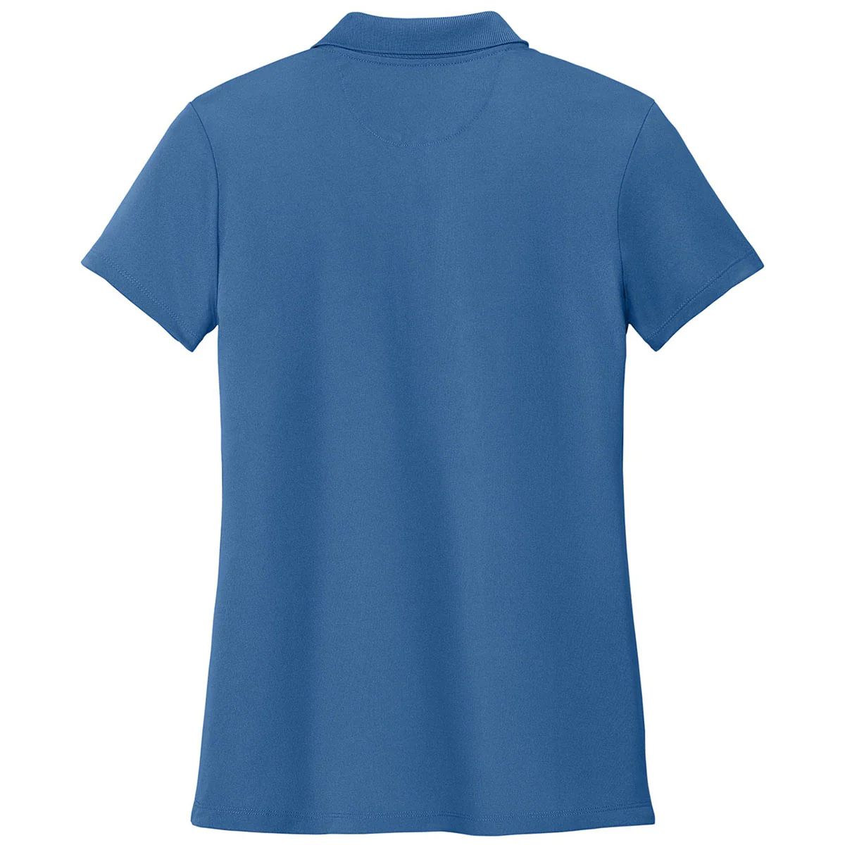 Brooks Brothers Women's Charter Blue Mesh Pique Performance Polo - Image 2