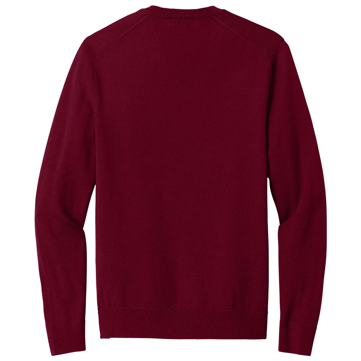 Brooks Brothers Men's Vintage Port Washable Merino V-Neck Sweater - Image 2