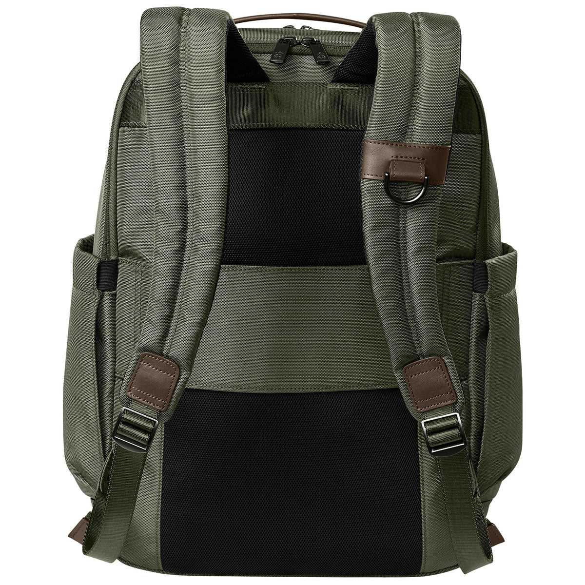 Brooks Brothers Noble Green Oxford Backpack - Image 2
