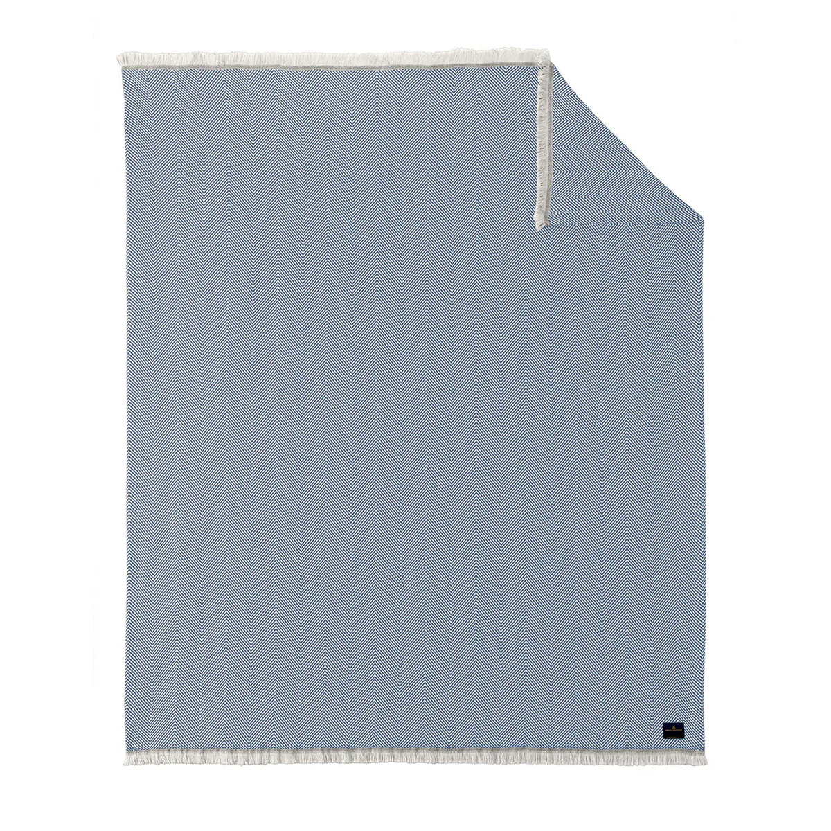 Brooks Brothers Compass Blue/Parchment Coastal Throw