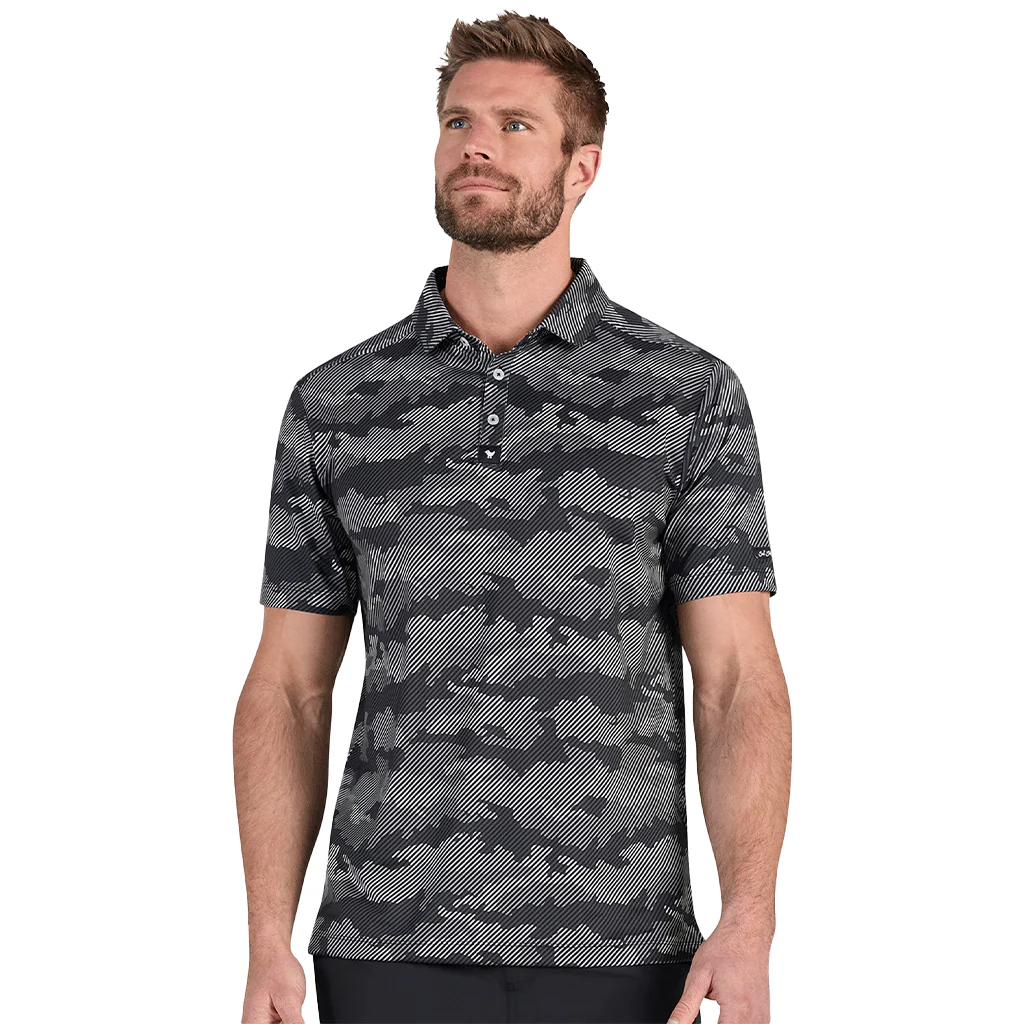 Bad Birdie Men's Frostbite - Granite Core Performance Polo - Image 3