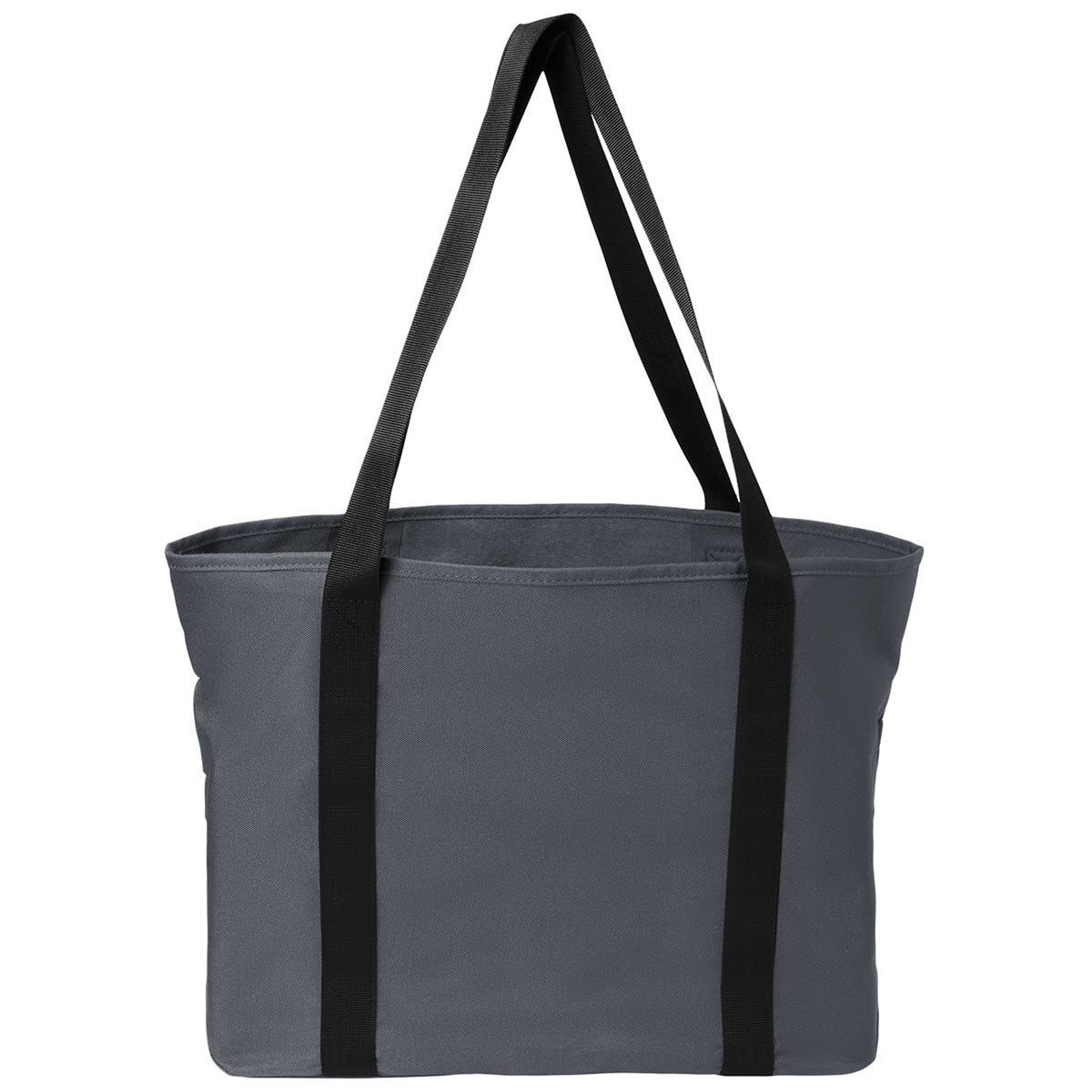 Port Authority Grey Steel C-FREE Recycled Tote - Image 2