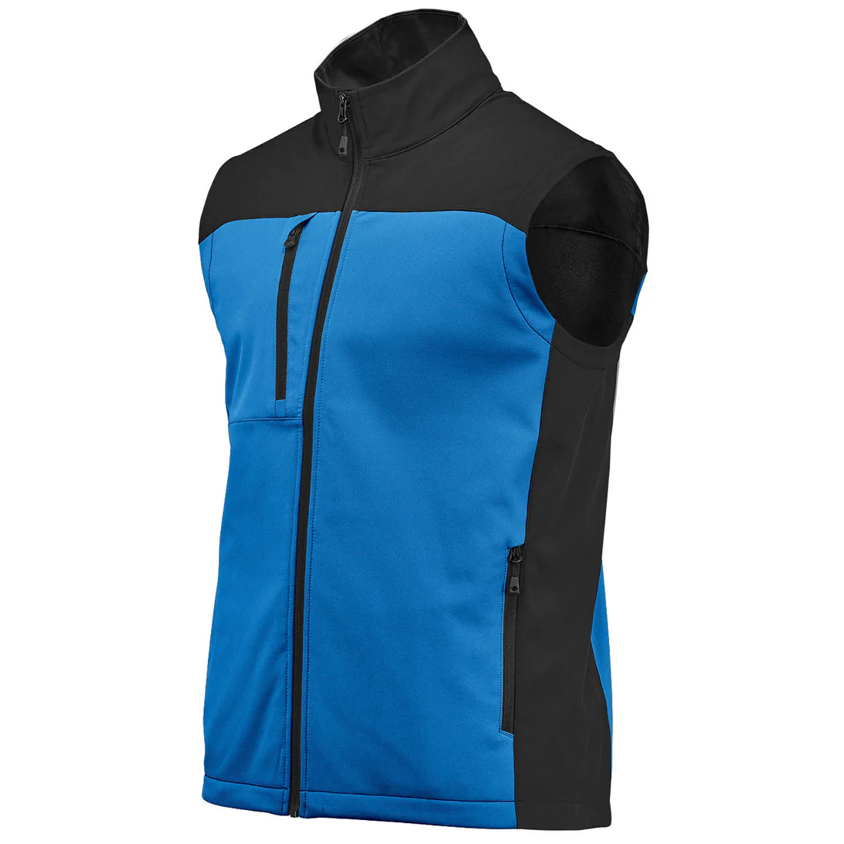 Stormtech Men's Azure Blue/Black Cascades Softshell Vest - Image 3
