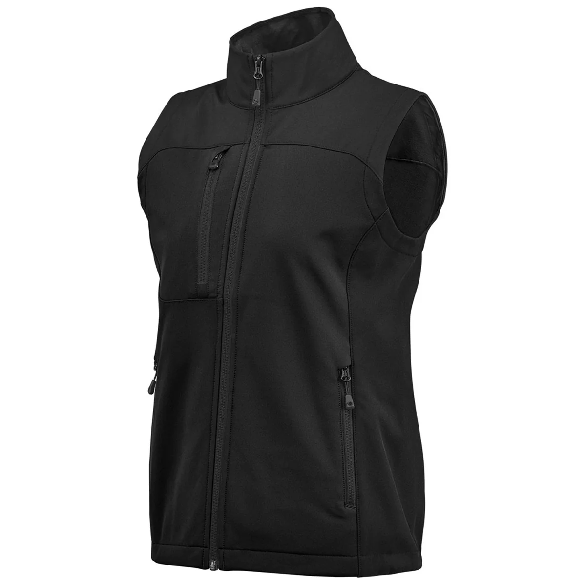 Stormtech Women's Black/Black Cascades Softshell Vest - Image 3