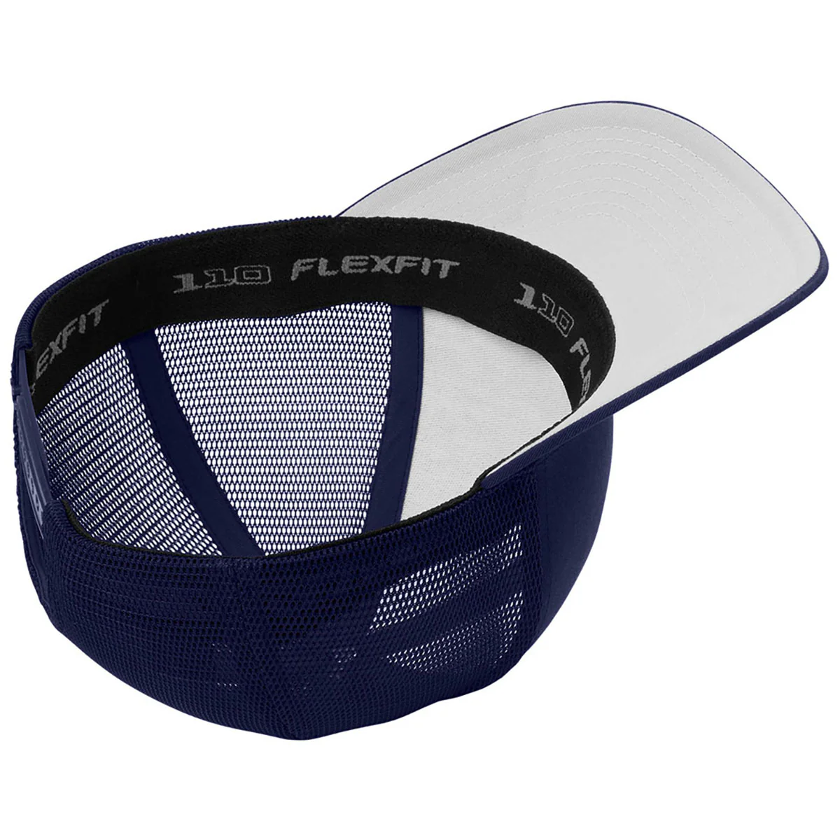 Port Authority True Navy/True NavyFlexfit 110 Mesh Cap - Image 5