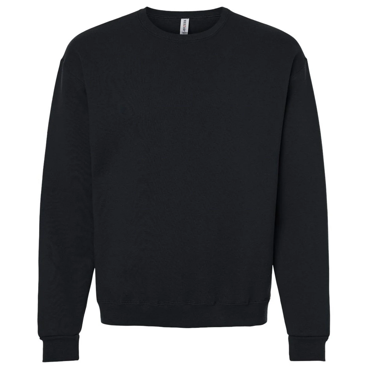 Jerzees Unisex Black Ink Rugged Crewneck Sweatshirt