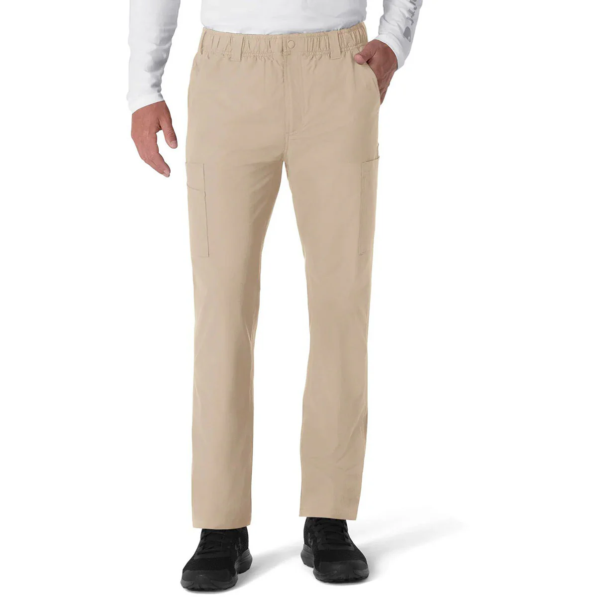 Carhartt Men's Khaki Nine-Pocket Straight Leg Cargo Pant