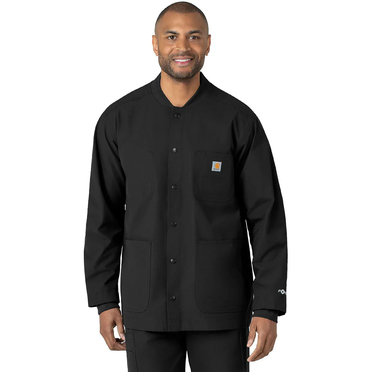 Carhartt Unisex Black Modern Fit FastDry Chore Coat