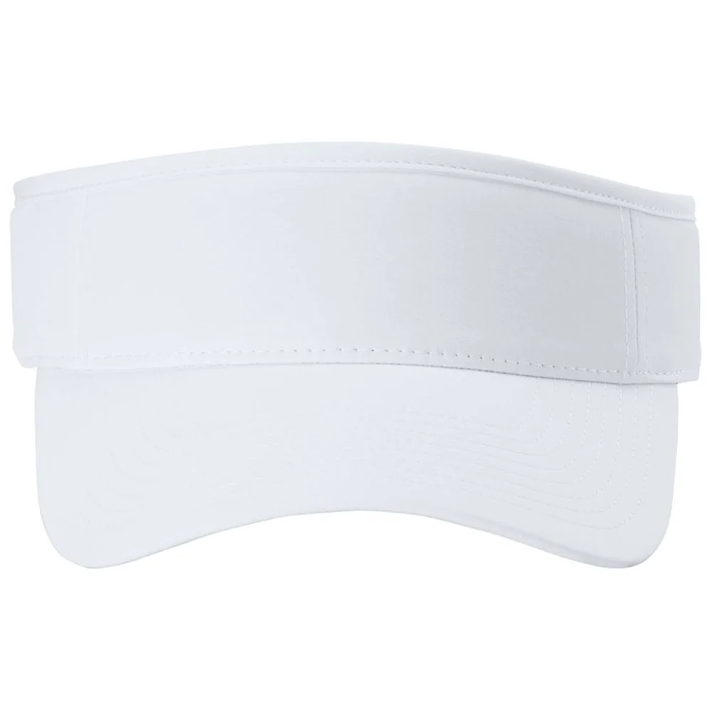 Port Authority White Poly Visor - Image 2