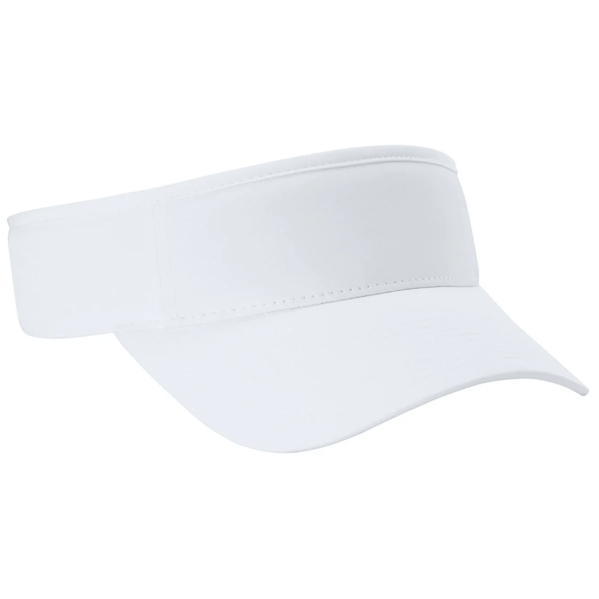 Port Authority White Poly Visor - Image 4