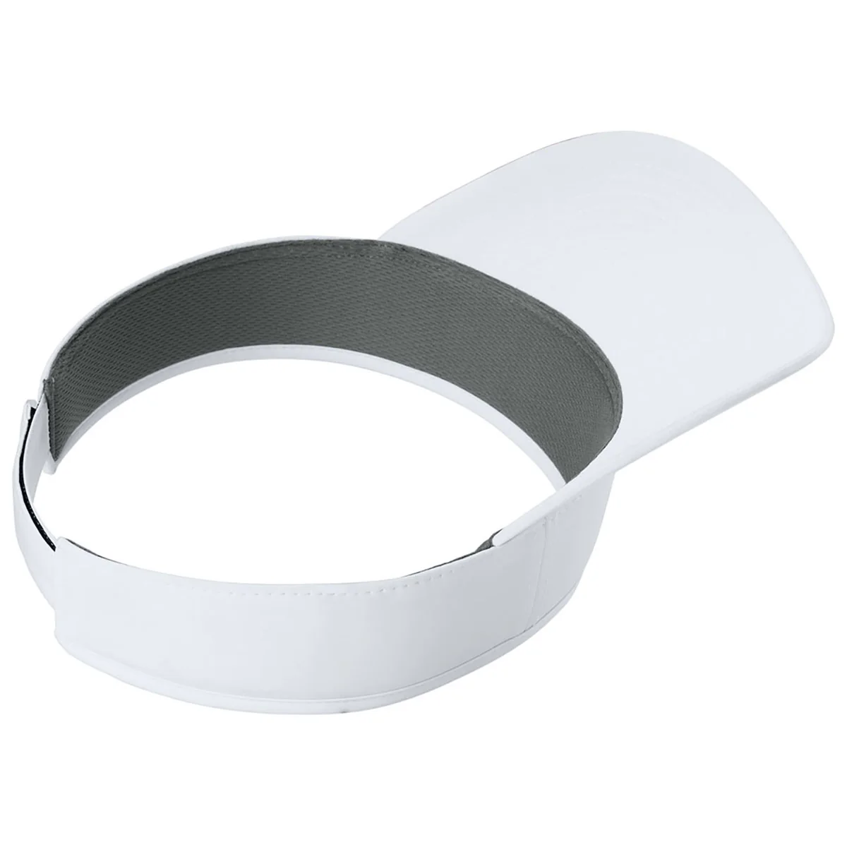 Port Authority White Poly Visor - Image 5