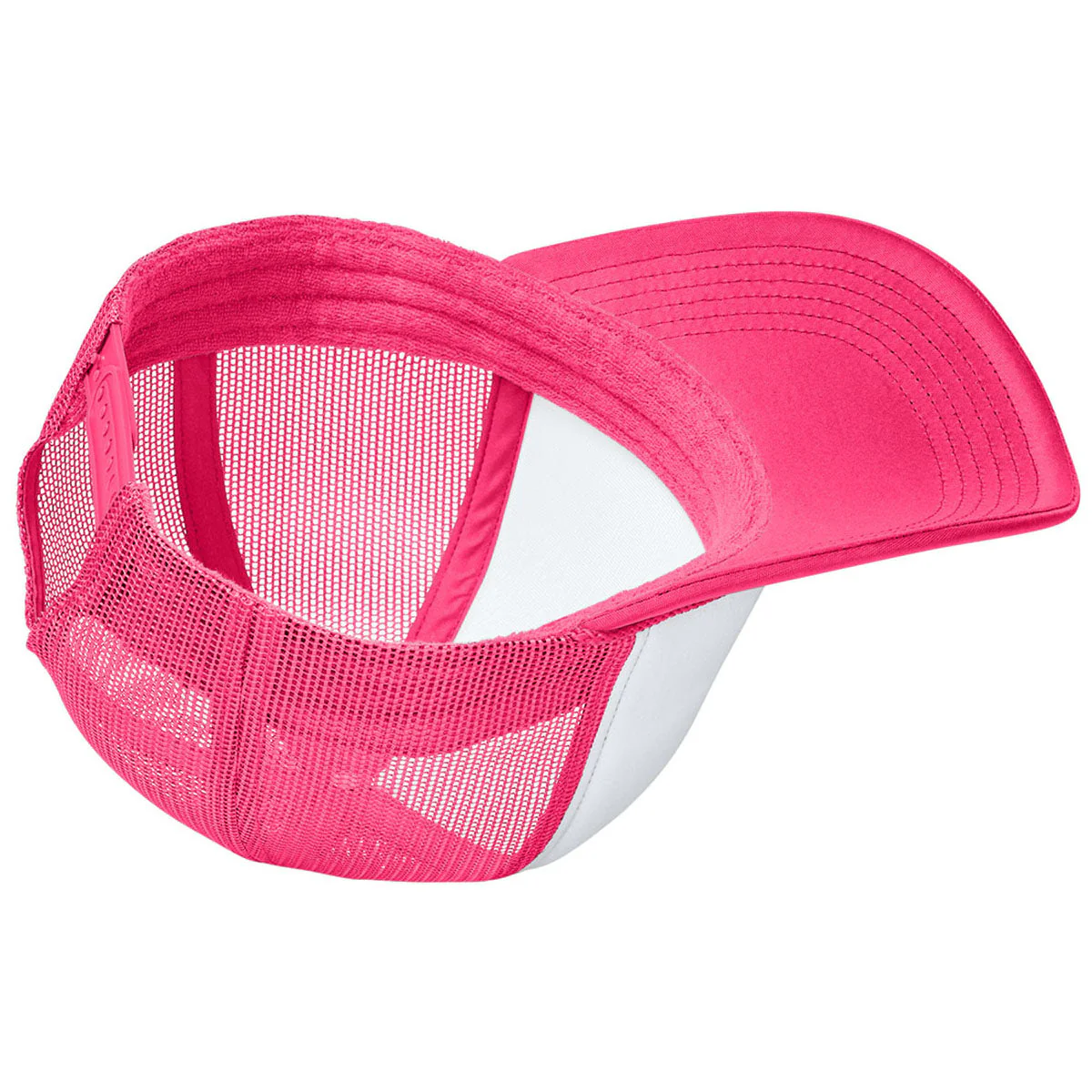 Port Authority White/Neon Pink/Neon Pink Foam Truck'N Cap - Image 4