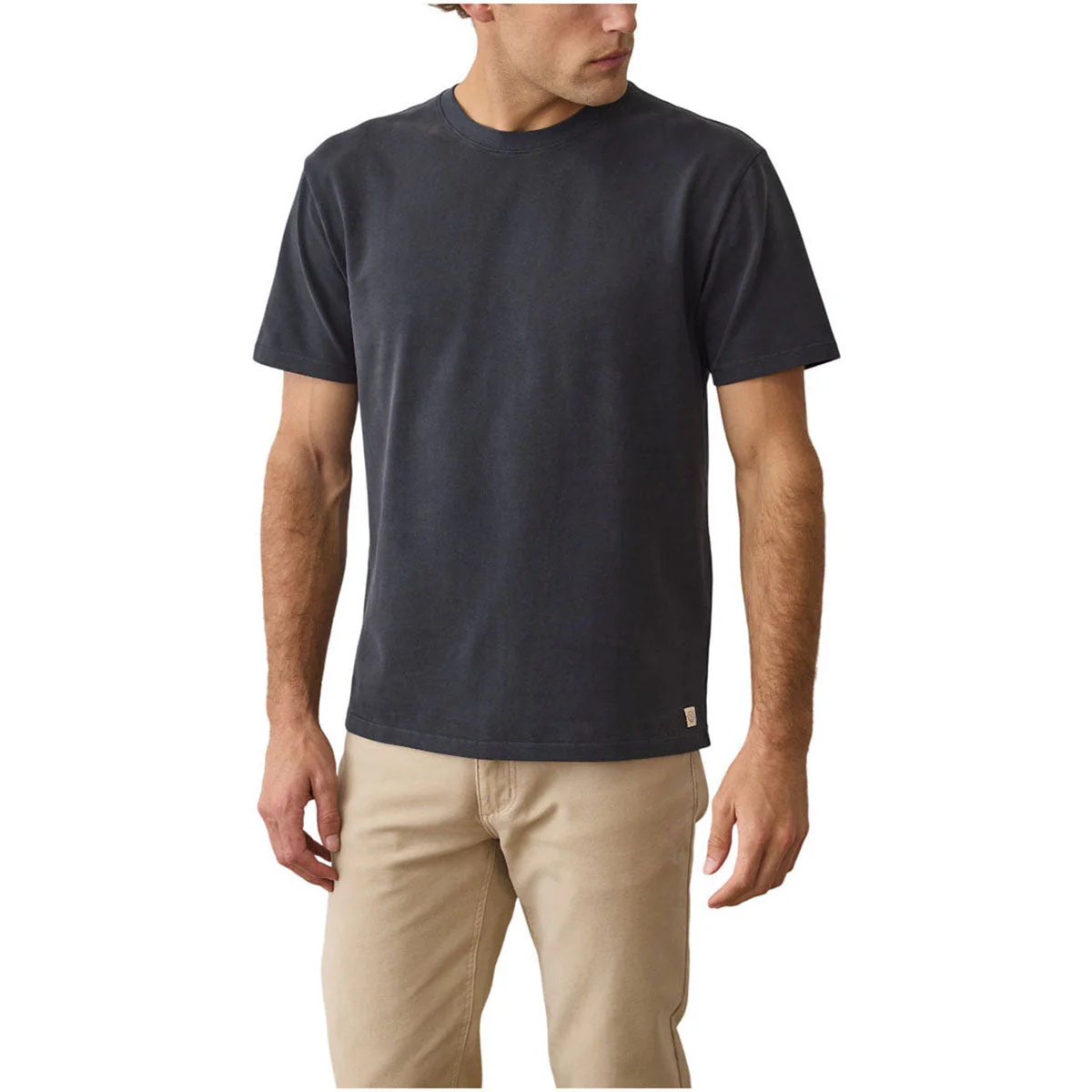 Marine Layer Men's Black Luxe 250 Tee - Image 3
