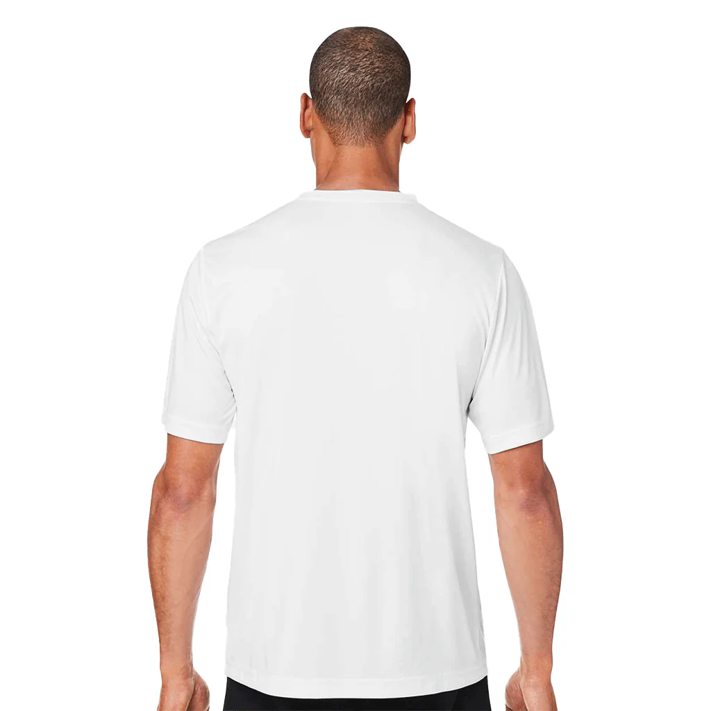 Core 365 Unisex White Capital Performance T-Shirt - Image 6