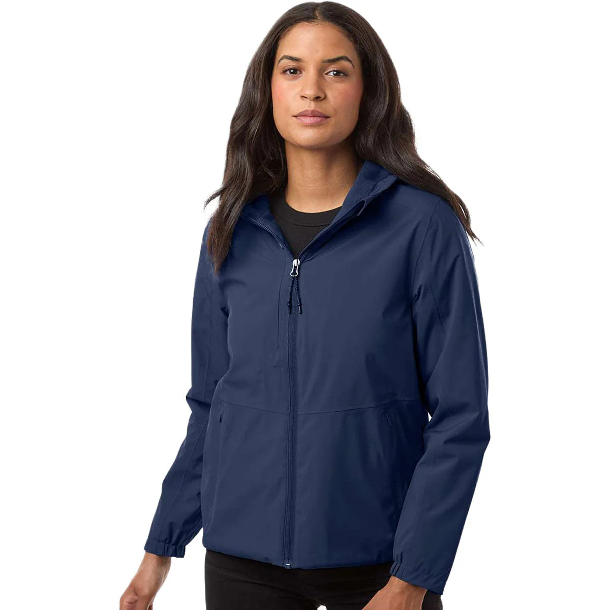 Core 365 Women's Classic Navy Barrier All Season Jacket - Image 3