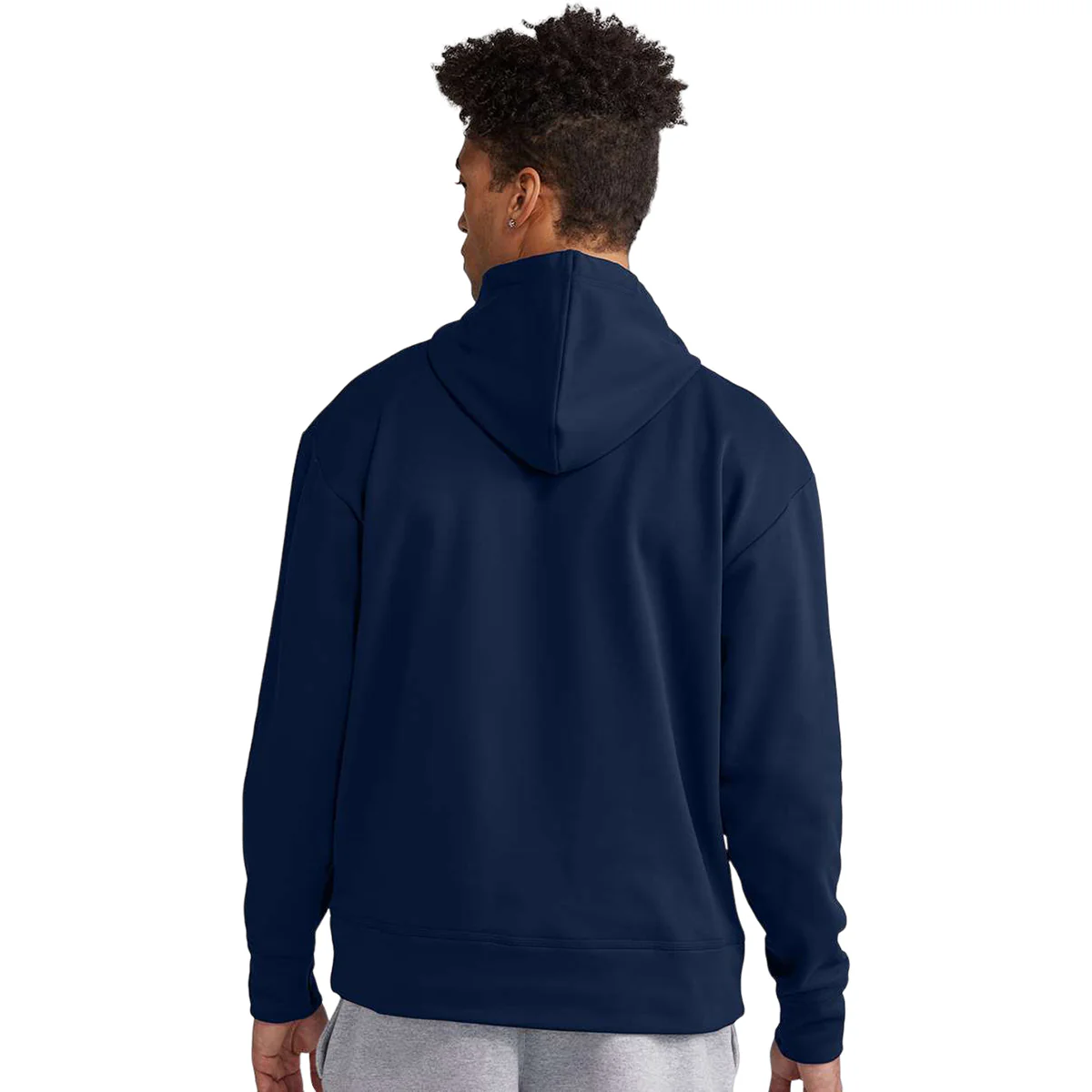 Champion Men's Athletic Navy Sport Hooded Sweatshirt - Image 4
