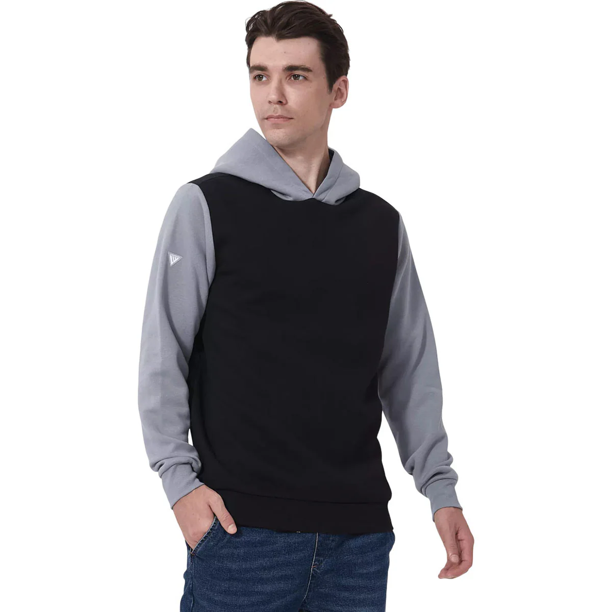 Levelwear Men's Black/Pebble Ultimate Hoodie - Image 6