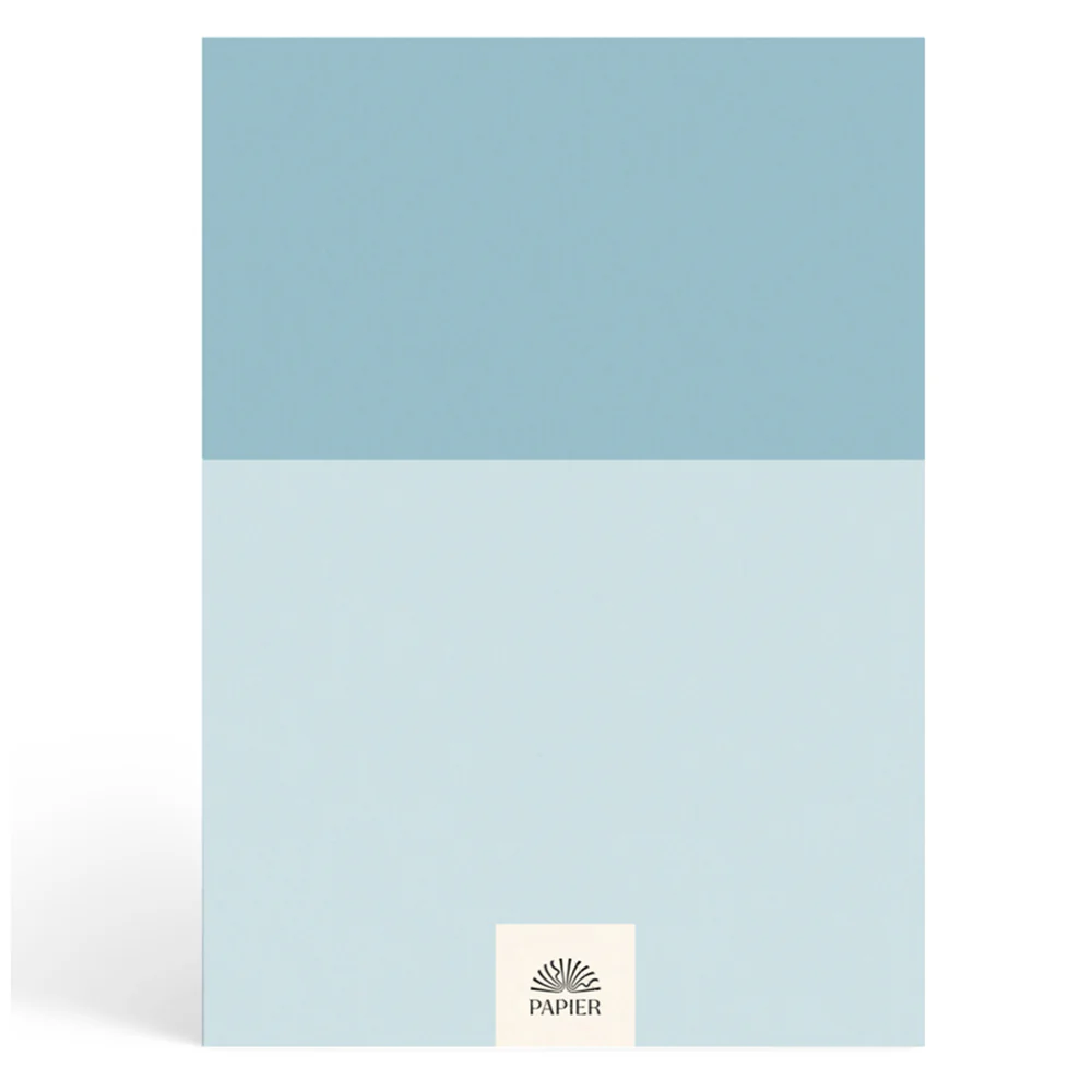 Papier Blue/Light Blue Colorblock Gratitude Journal - Image 2