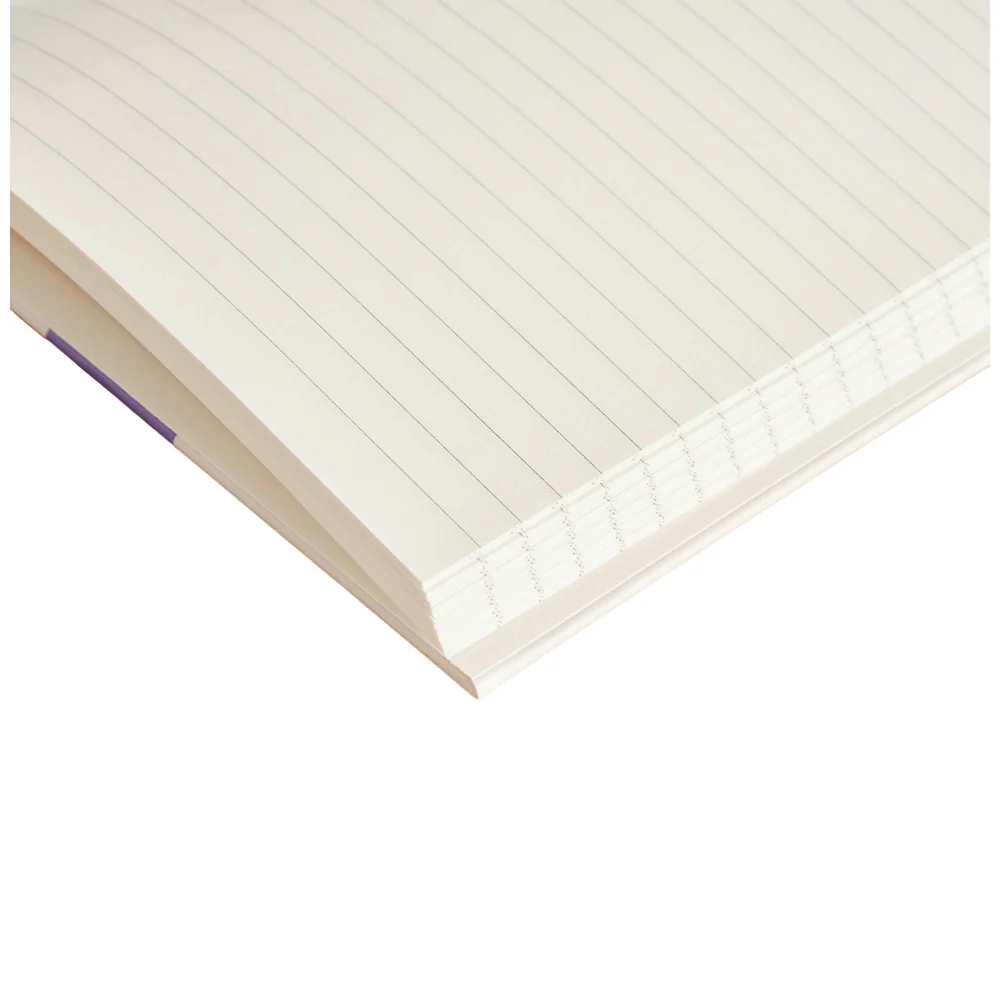 Papier Brown/Charcoal Colorblock Lined Notebook - Image 3